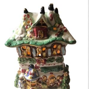 Ceramic Christmas House Vintage